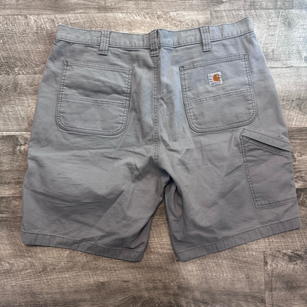 Carhartt Loose Fit Gray Utility Shorts Mens Sz. 38 - Picture 2 of 10